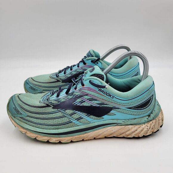 Brooks Glycerin 15 Womens Aqua Blue Size 10 B Running Shoes 1202471B476 READ - Picture 5 of 12
